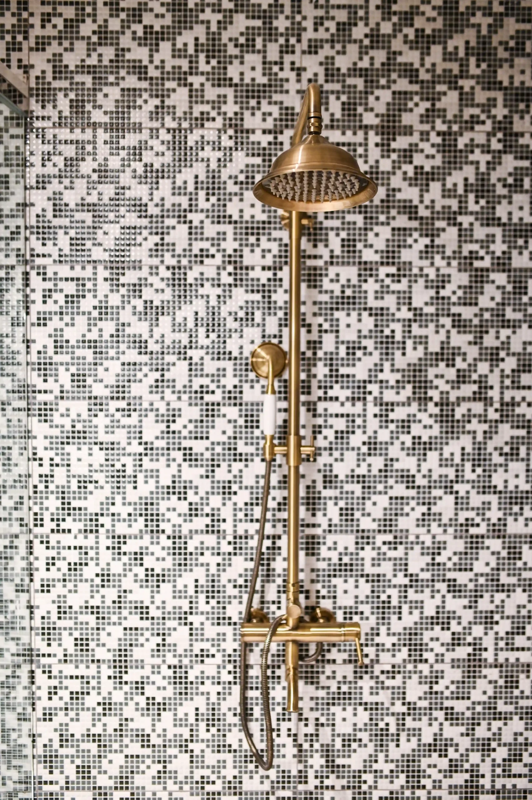 Modern bathroom shower at Hiriketiya Beach Resort for comfortable Hiriketiya accommodation