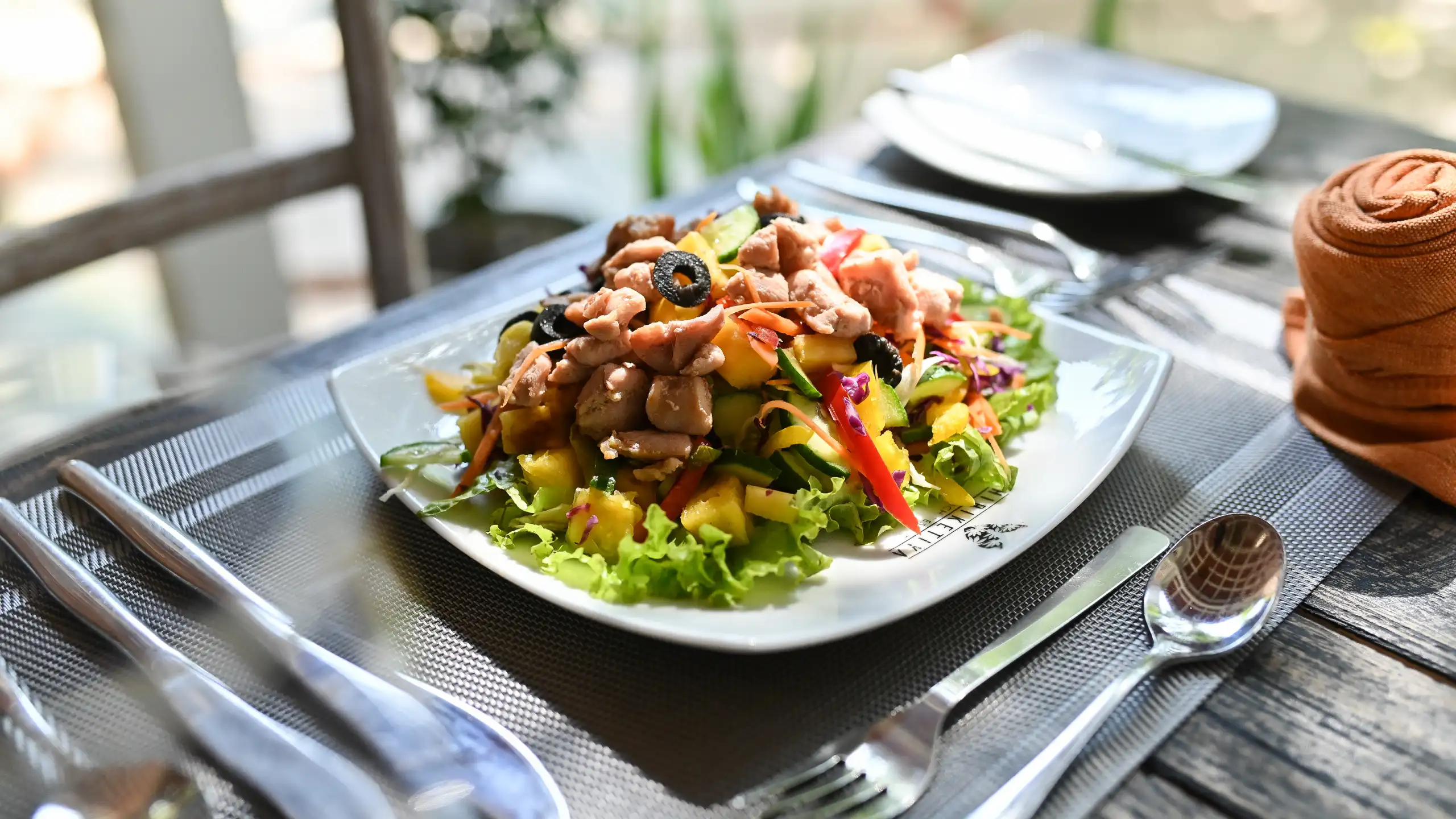 Breakfast Hiriketiya fresh salad dish at Hiriketiya Beach Resort