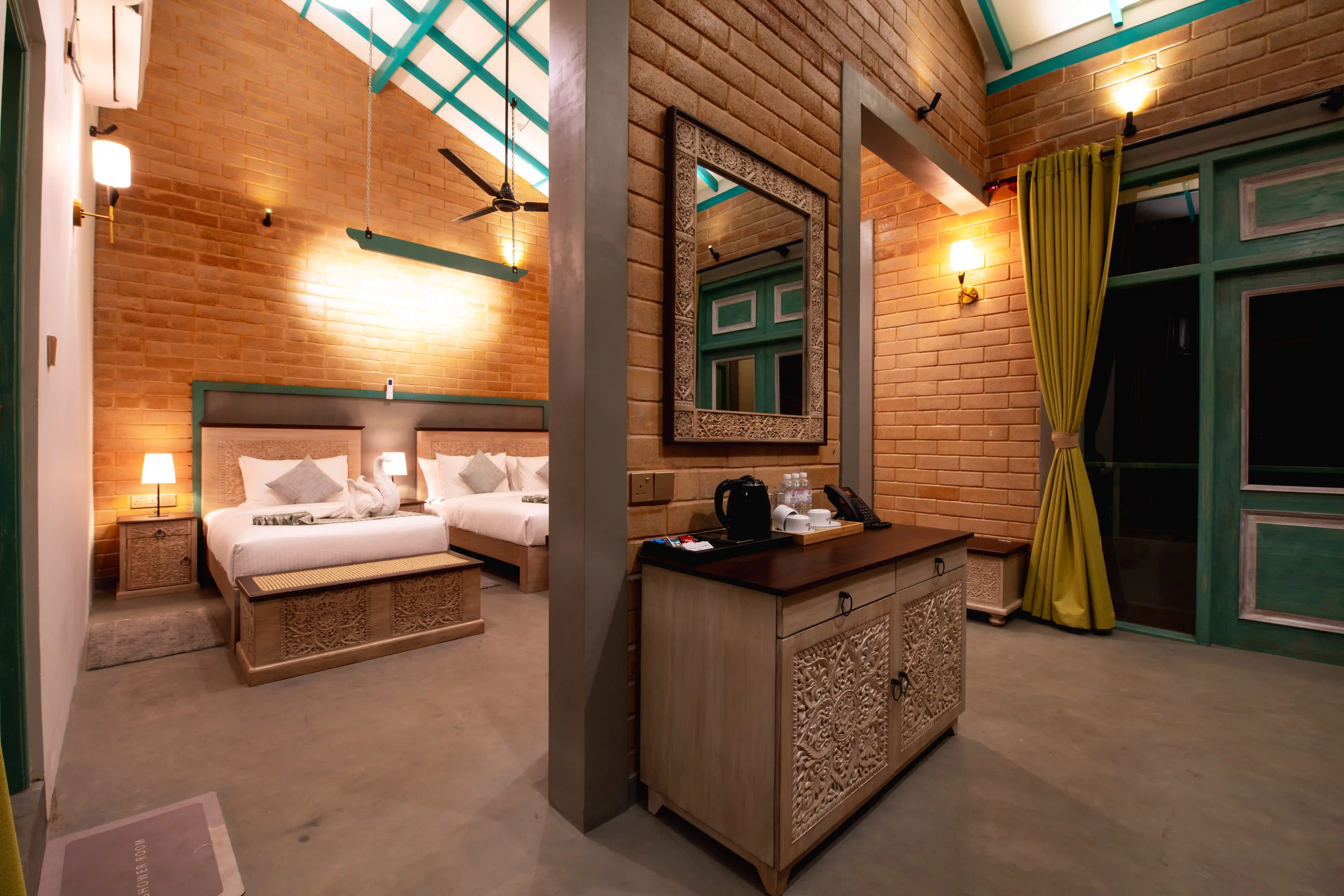 Superior Suite at Hiriketiya Beach Resort with modern amenities in Hiriketiya