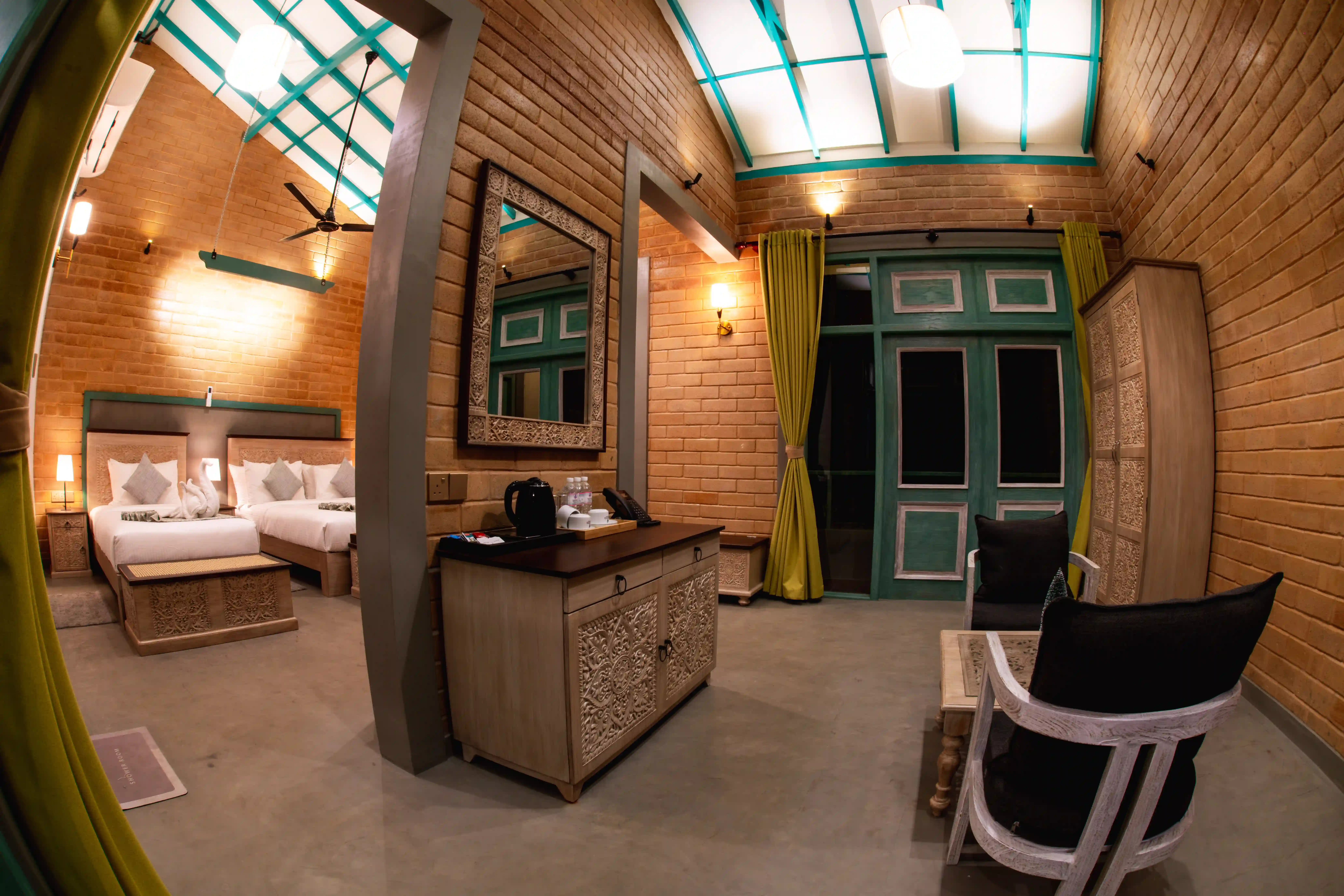 Superior Suite at Hiriketiya Beach Resort with modern amenities in Hiriketiya