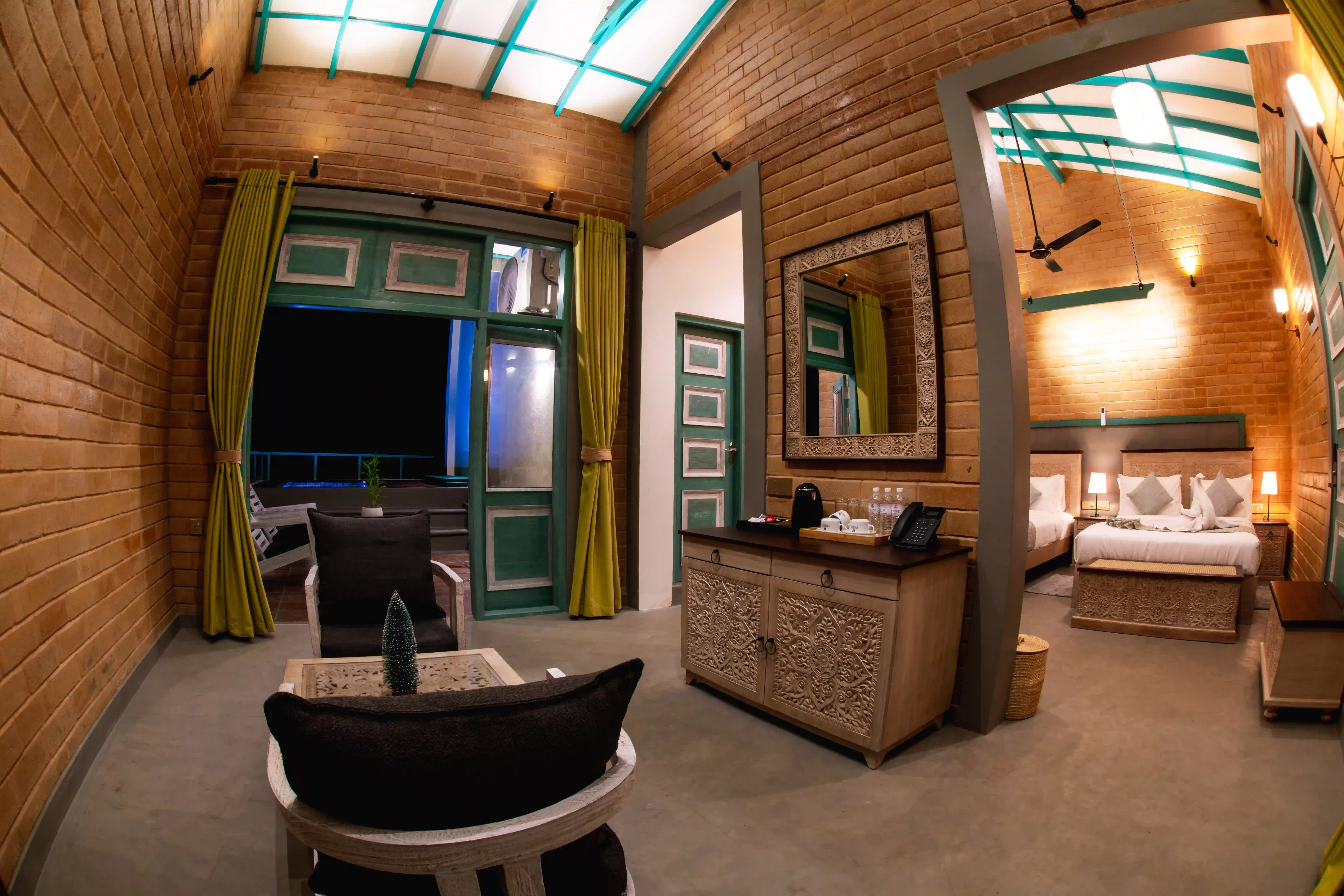 Superior Suite at Hiriketiya Beach Resort with modern amenities in Hiriketiya