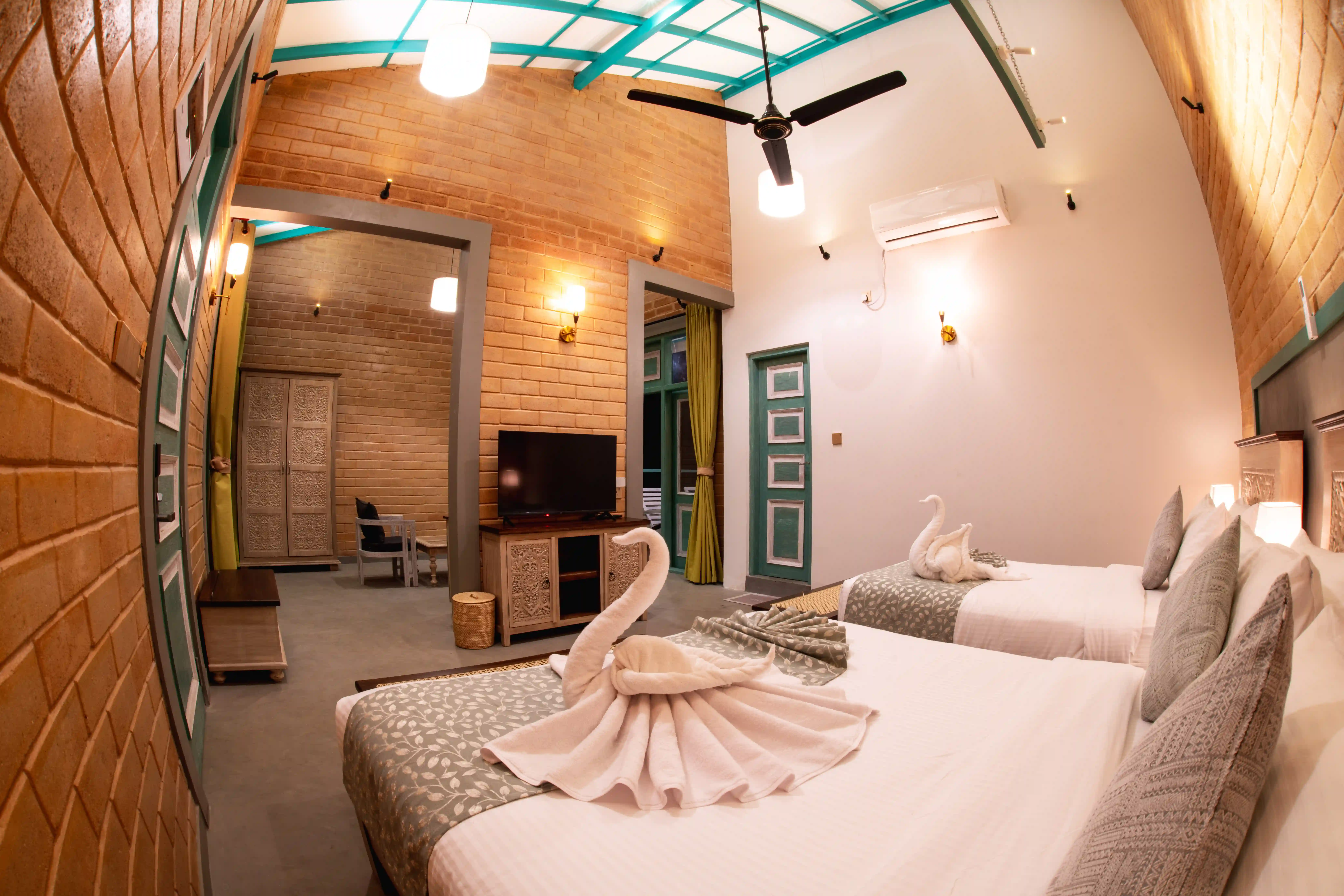 Superior Suite at Hiriketiya Beach Resort with modern amenities in Hiriketiya